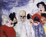 James Ensor Death and the Masks oil